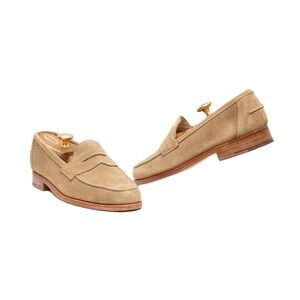 Sanders Edwin  x Todd Snyder Penny Loafers Tan Suede UK 7.5 / US 8.5